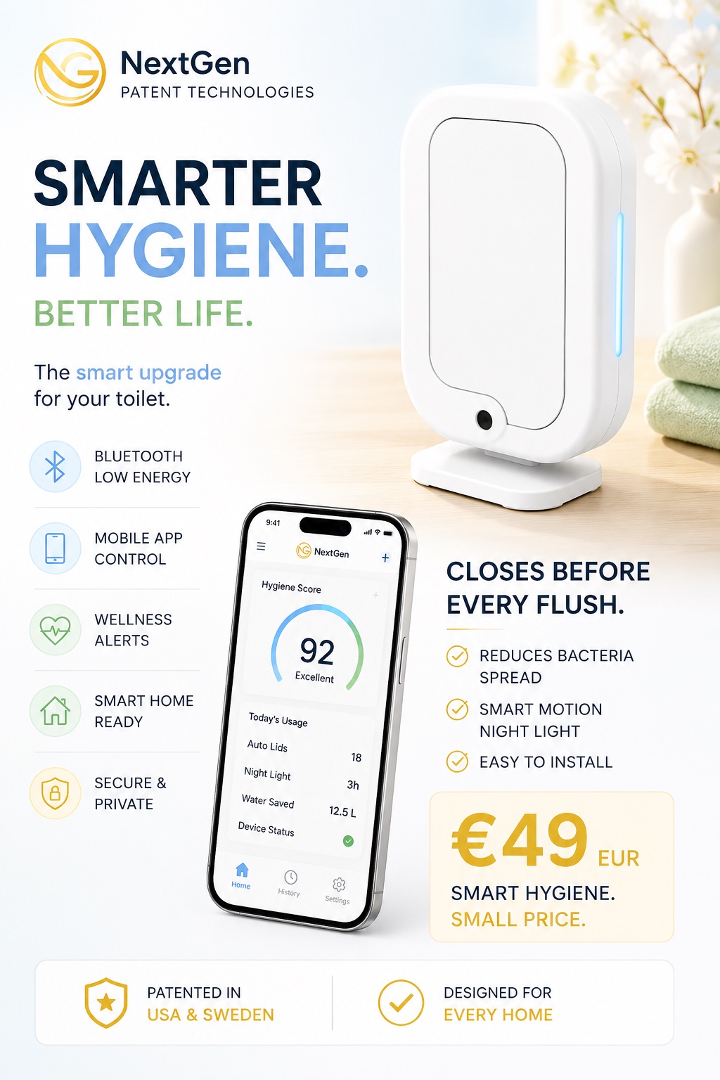 NextGen AeroGuard — Smart Toilet Technology
